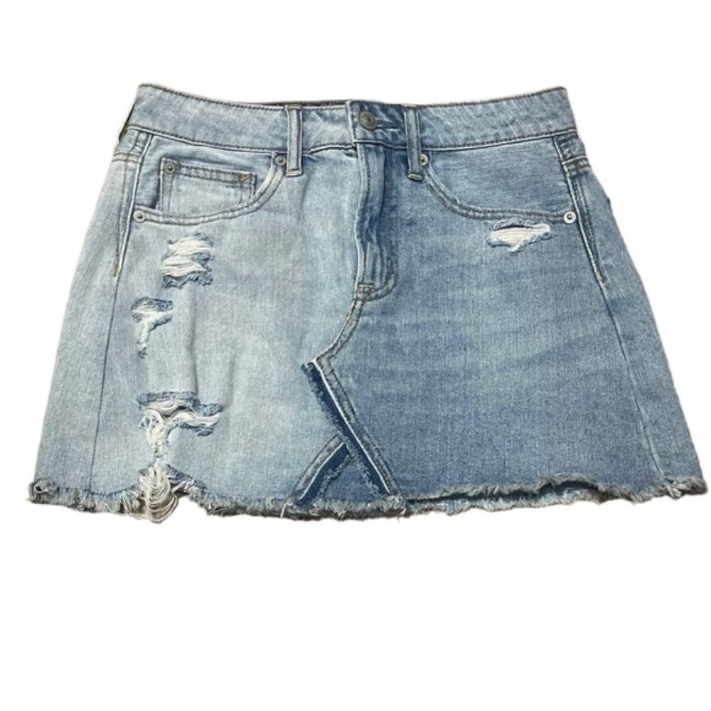 American Eagle Hi-Rise Mini Jean Skirt